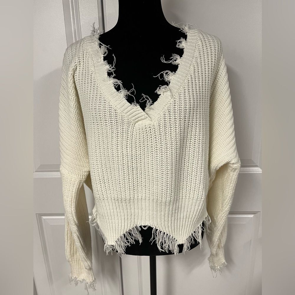 Shein Destructed Sweater